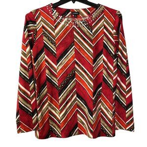 LINKS LONG SLEEVE BLOUSE SM NEW‎ WITHOUT TAG